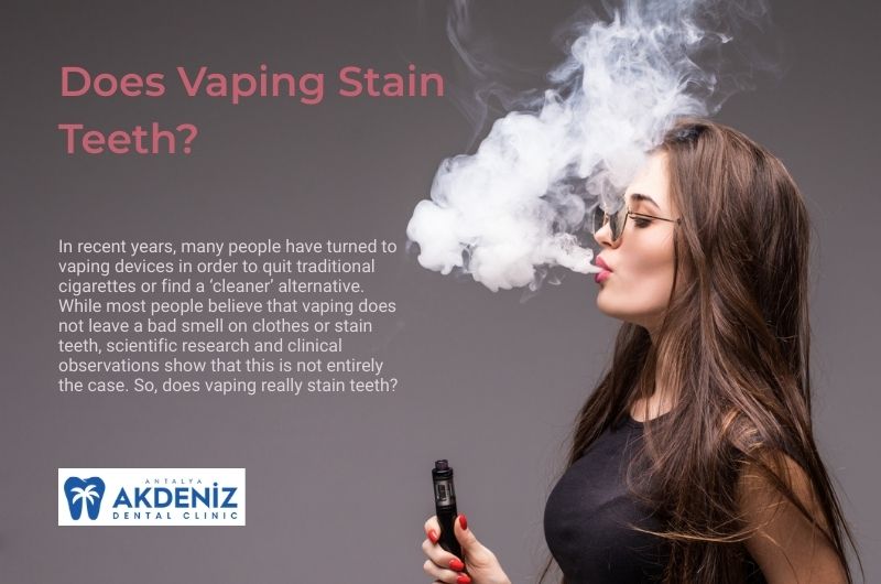 Does Vaping Stain Teeth?