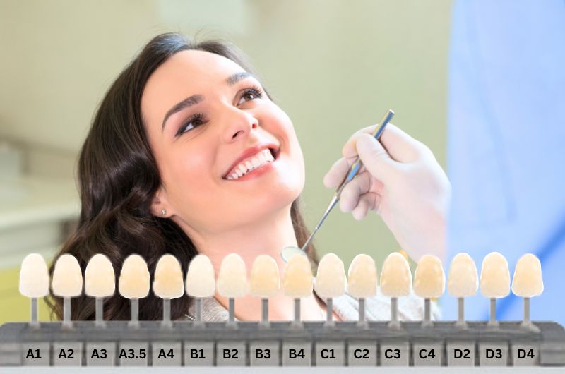 choosing tooth shade